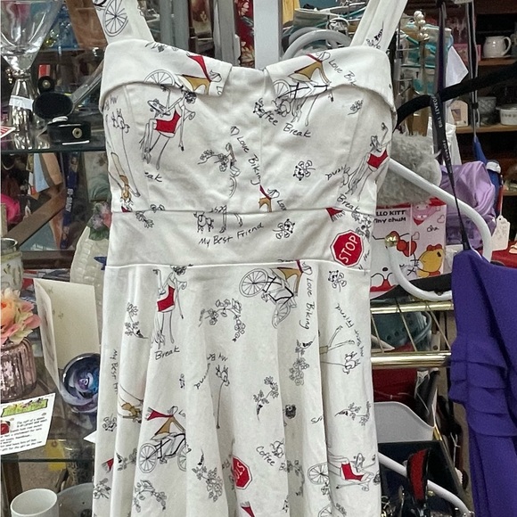 Rockabilly style Sundress size Medium - Picture 4 of 5